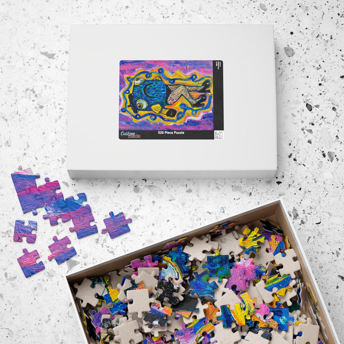 Reverse Mermaid Puzzle (110, 252, 520, 1014-piece)