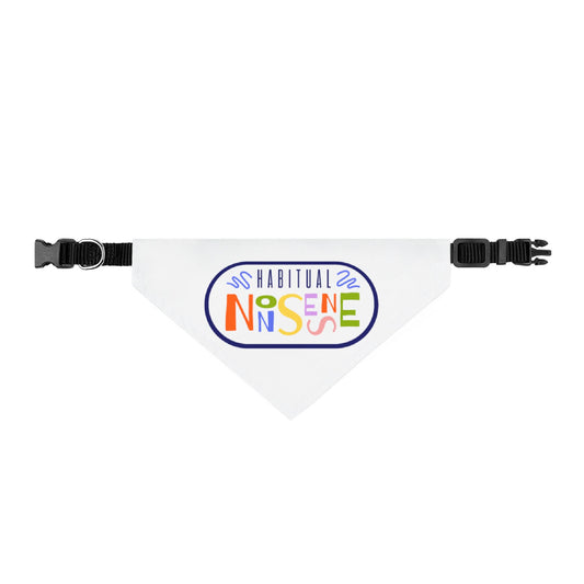 Habitual Nonsense Logo - Clip-on Pet Bandana