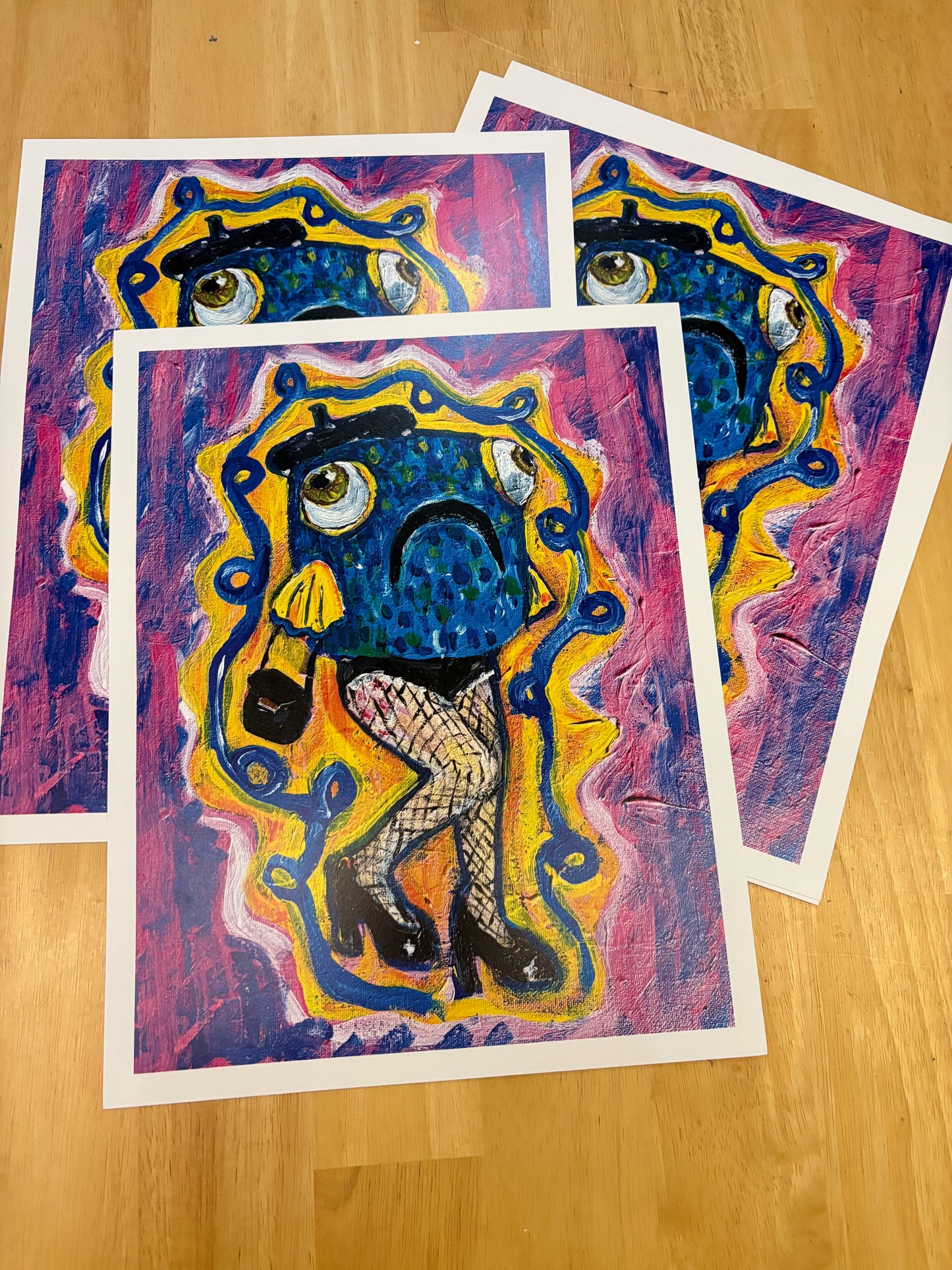 Reverse-Mermaid on the Town print