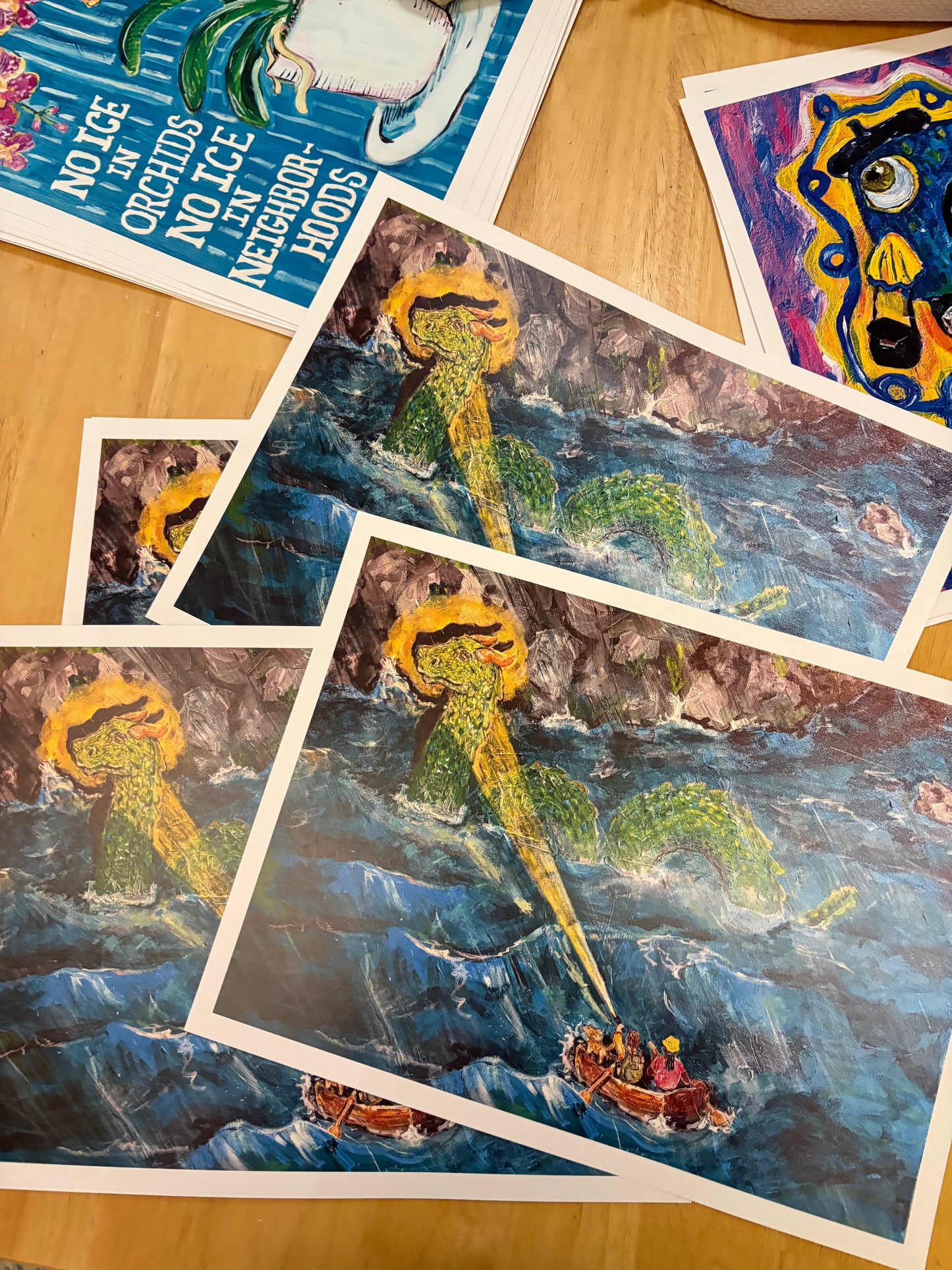 Sea Monster Sighting print