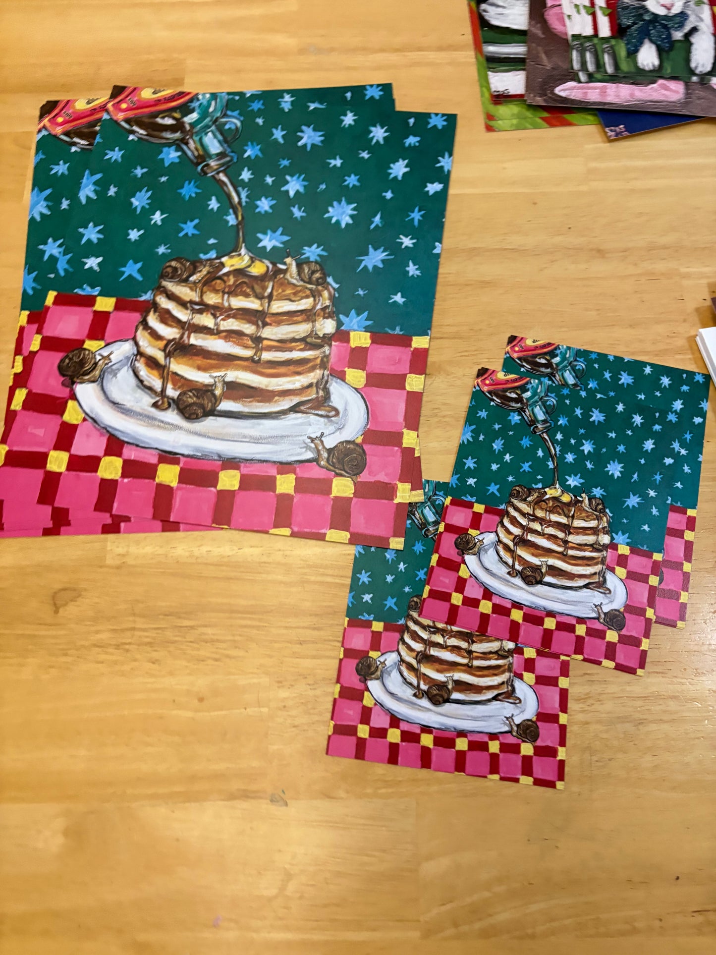 Snail Pancake Print