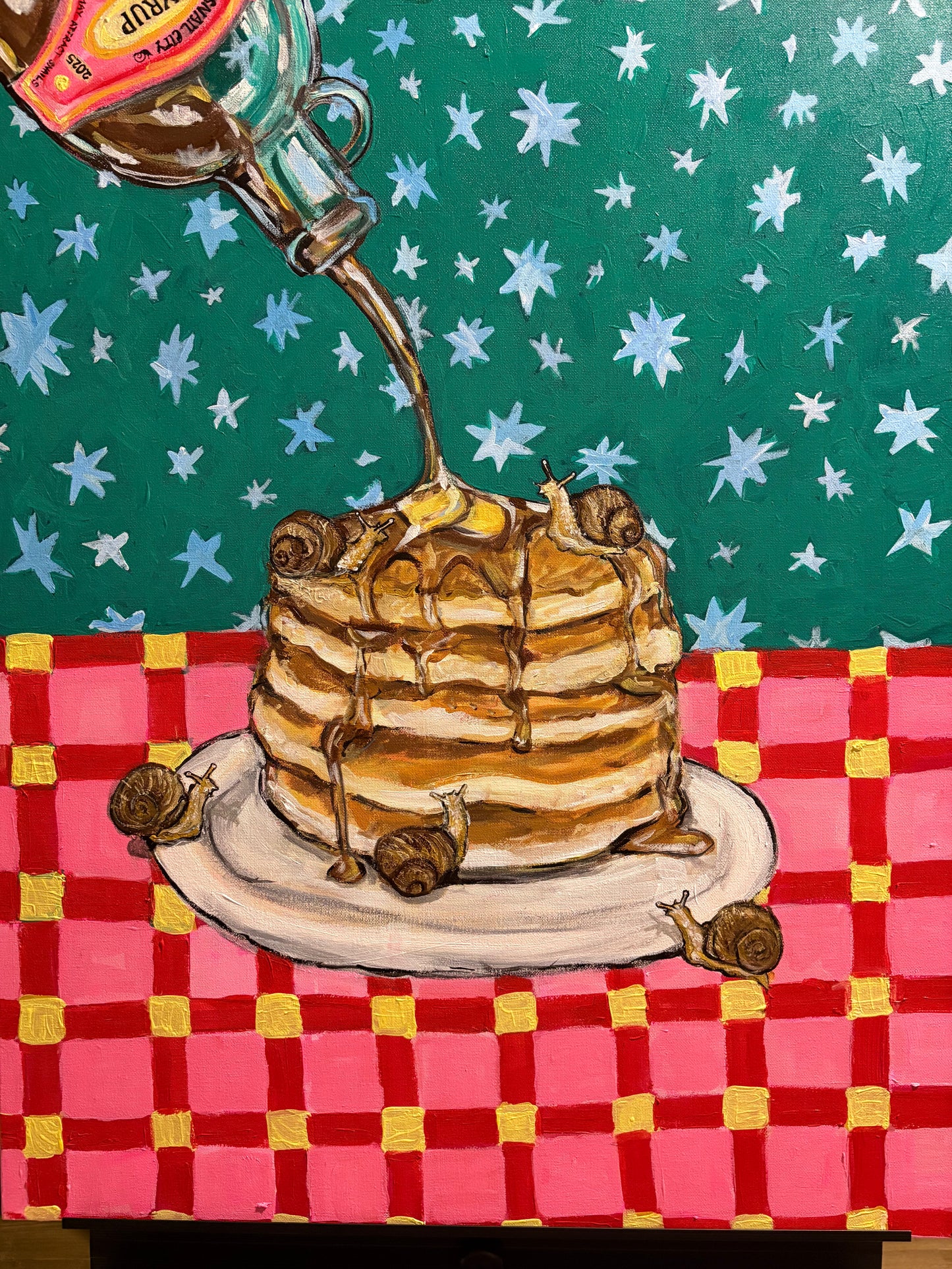 Snail Pancake Original Painting