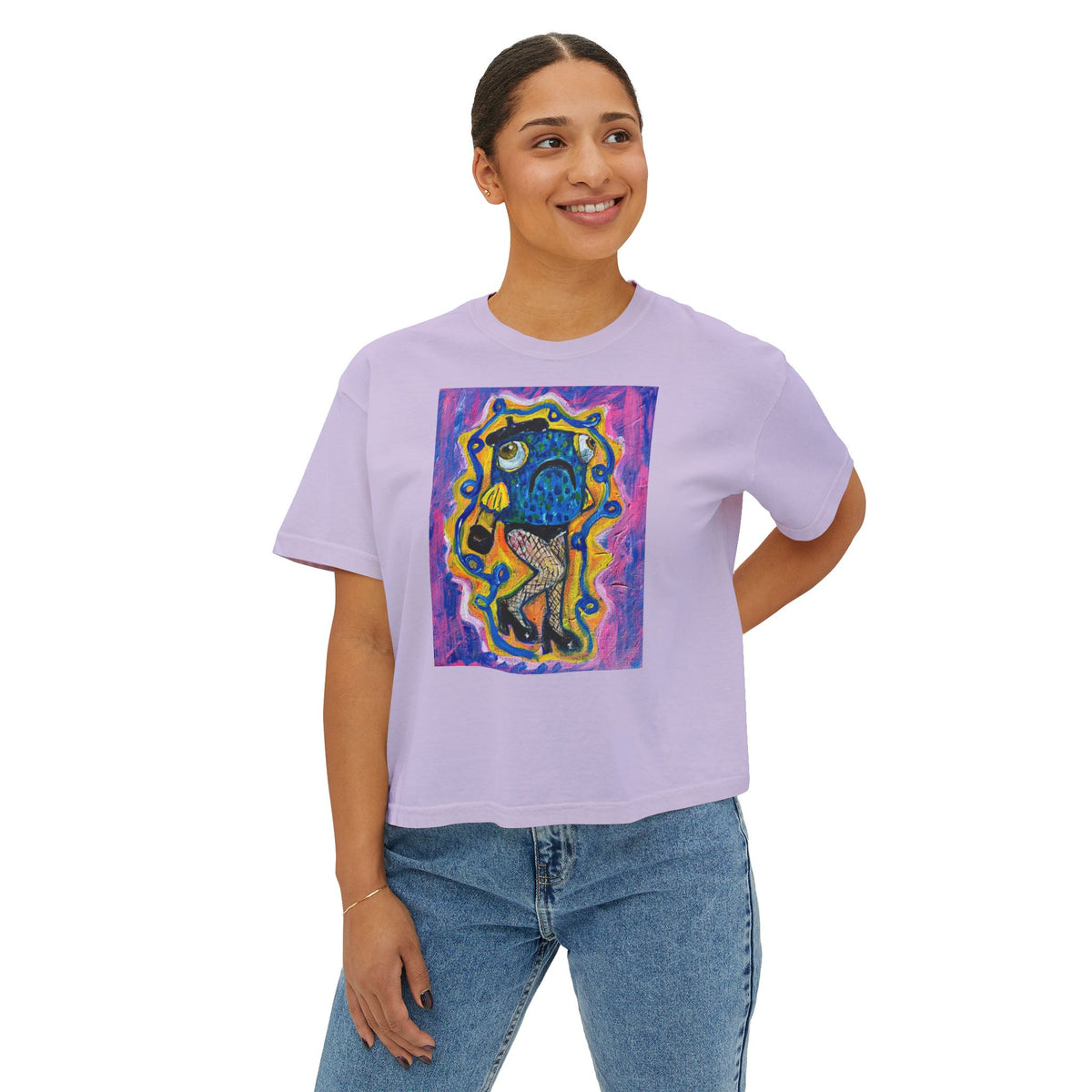 Reverse Mermaid- Women's Boxy Tee