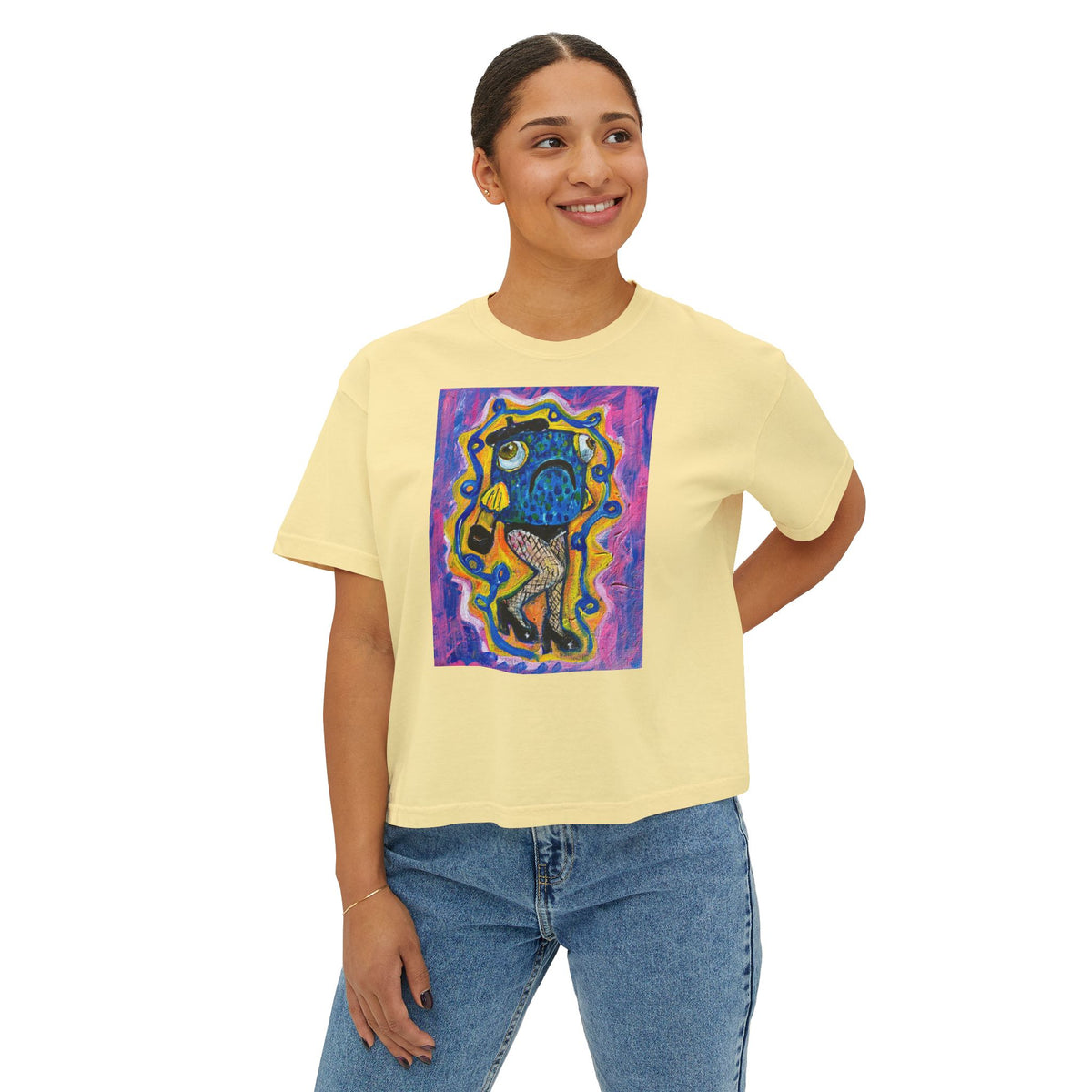 Reverse Mermaid- Women's Boxy Tee