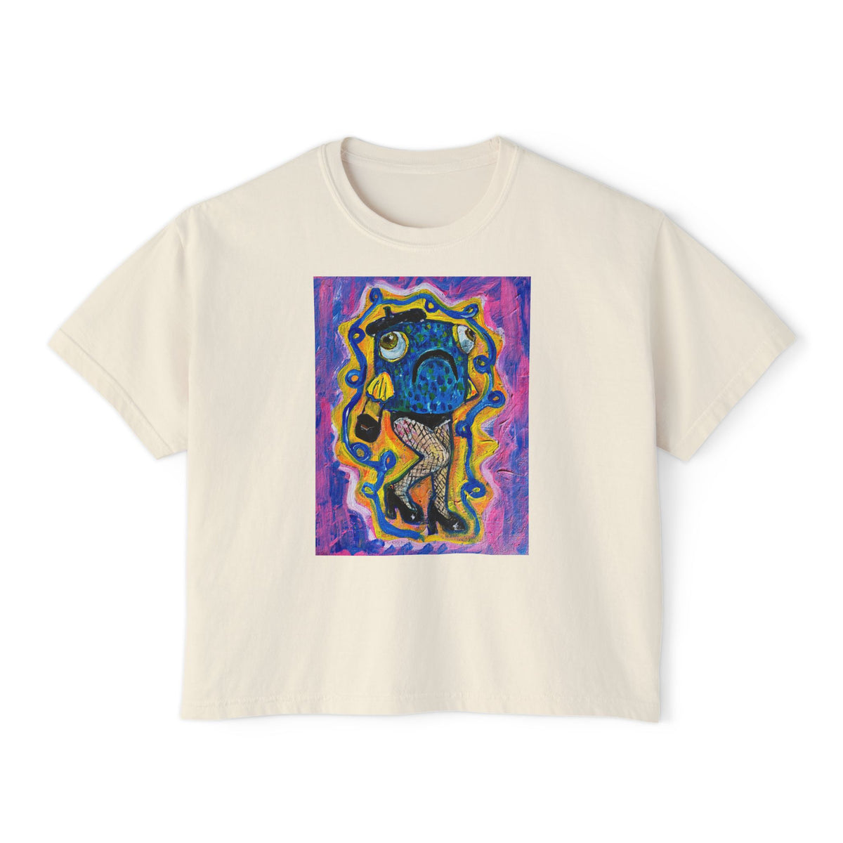 Reverse Mermaid- Women's Boxy Tee