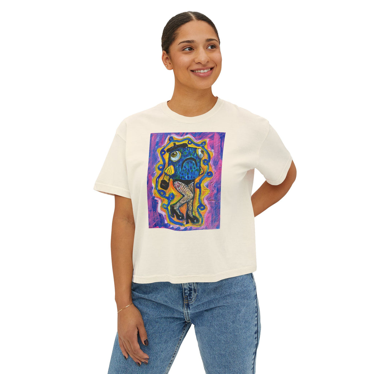 Reverse Mermaid- Women's Boxy Tee