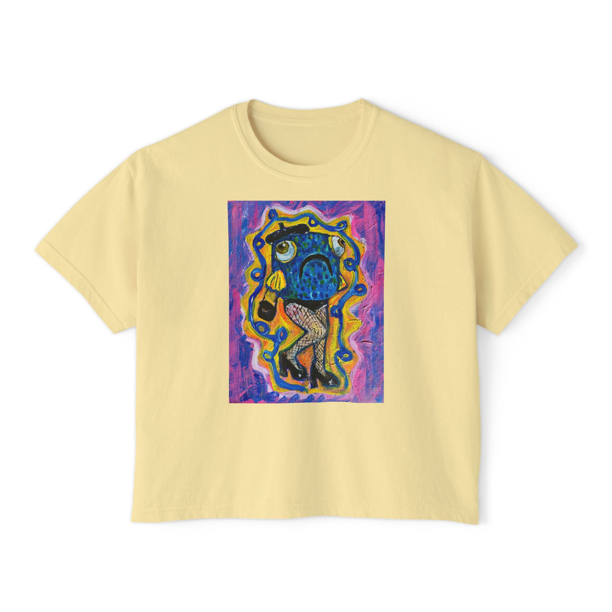 Reverse Mermaid- Women's Boxy Tee