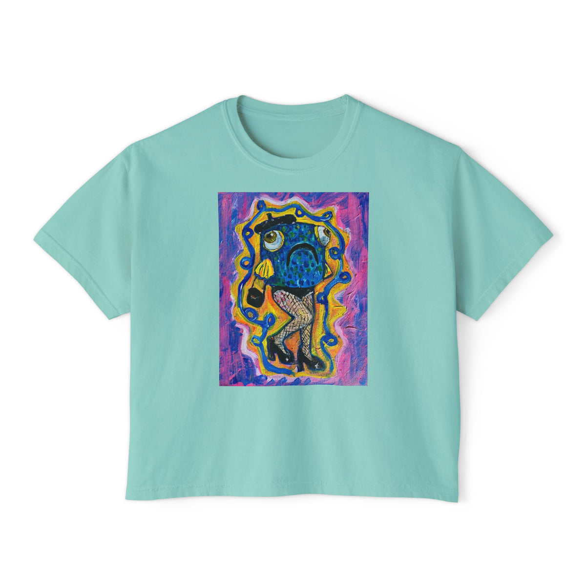 Reverse Mermaid- Women's Boxy Tee