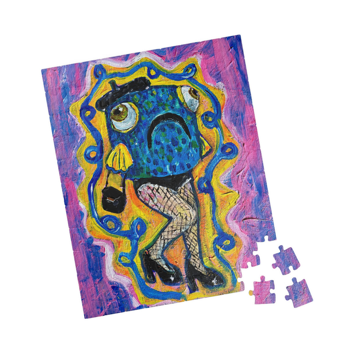 Reverse Mermaid Puzzle (110, 252, 520, 1014-piece)