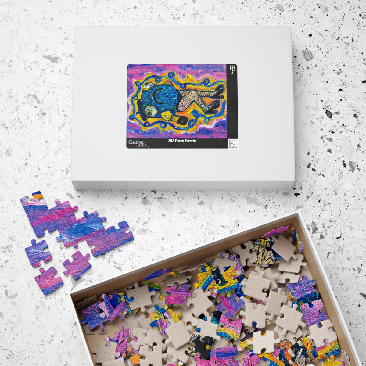 Reverse Mermaid Puzzle (110, 252, 520, 1014-piece)