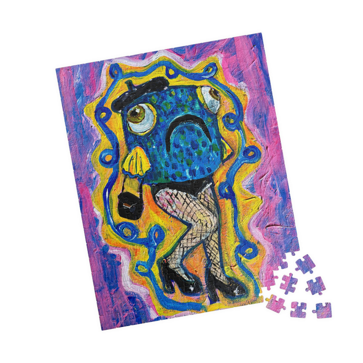 Reverse Mermaid Puzzle (110, 252, 520, 1014-piece)
