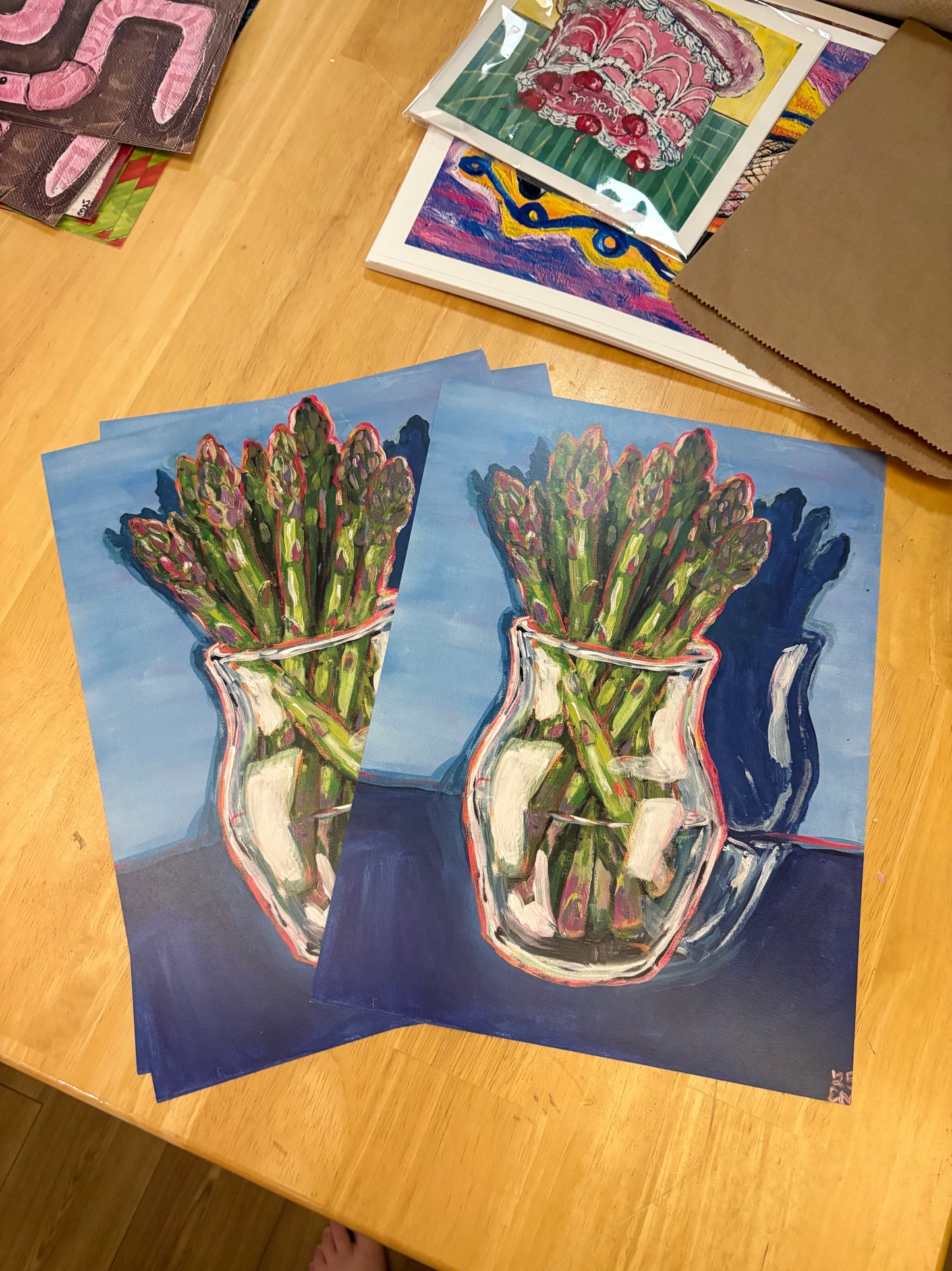 Asparagus Vase Print