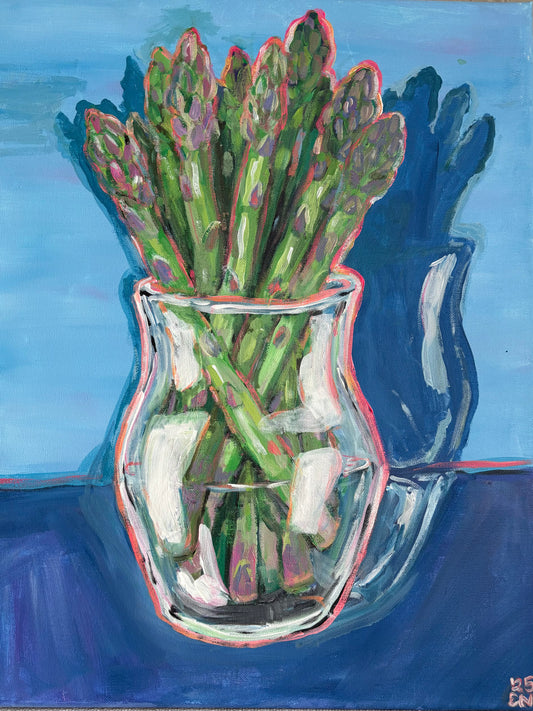 Asparagus Vase Print