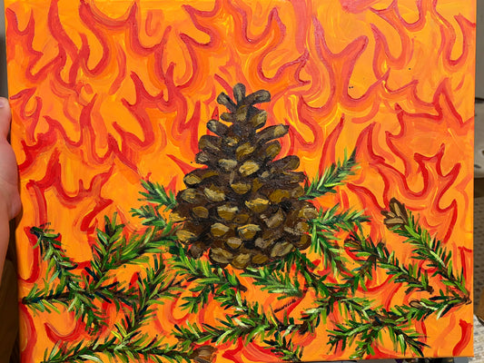 Long-Cone Pine - Original Painting