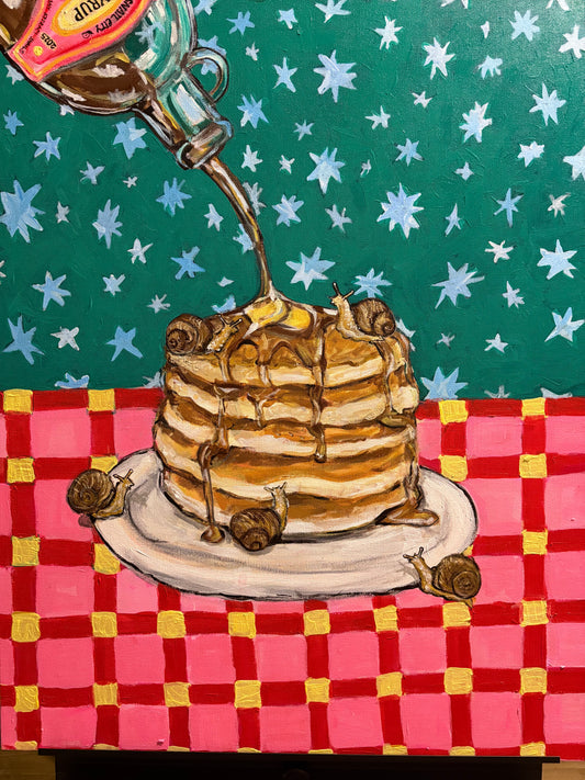 Snail Pancake Original Painting